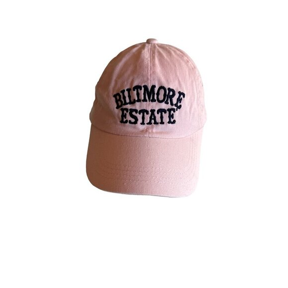 Biltmore Estate Pink Baseball Cap MV Sport 100% Cotton Adjustable Strap - Picture 1 of 6